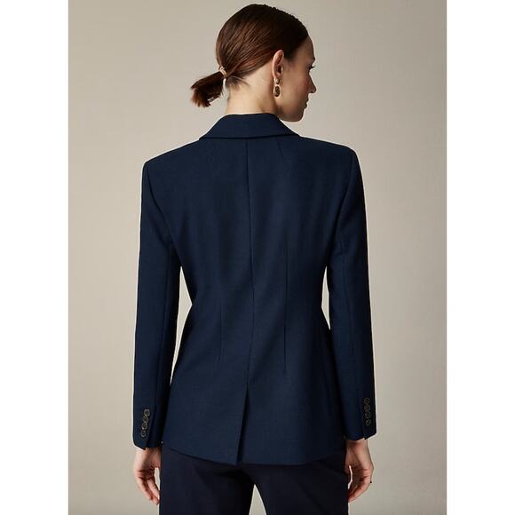 J.Crew Double Breasted Blazer Jacket Four Season Stretch Womens Navy US 20 NWT - Picture 4 of 16